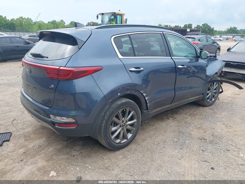 VIN KNDP63AC6L7814222 2020 KIA SPORTAGE S