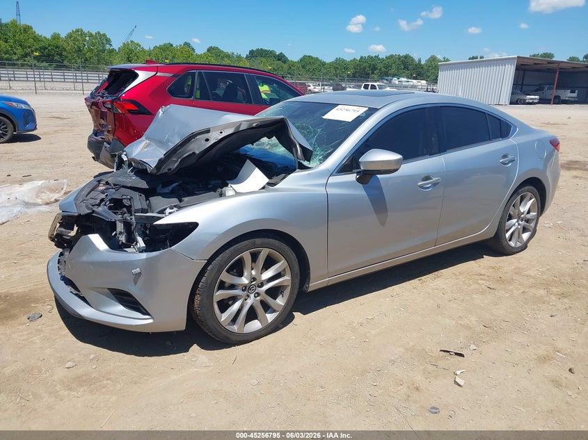 Vin: jm1gl1v51h1128821, lot: 45754615, mazda mazda6 touring 20172