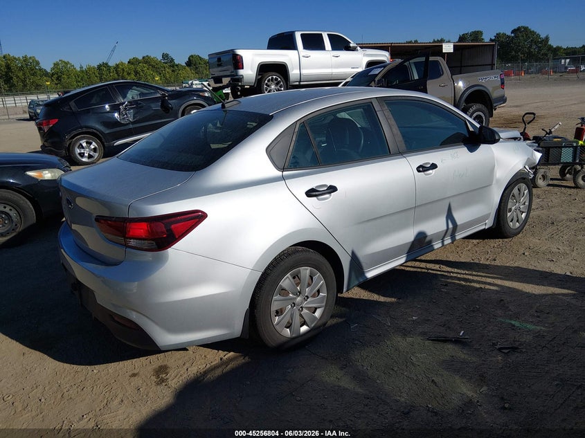 Vin: 3kpa24ab9je073429, lot: 45754624, kia rio lx 20184