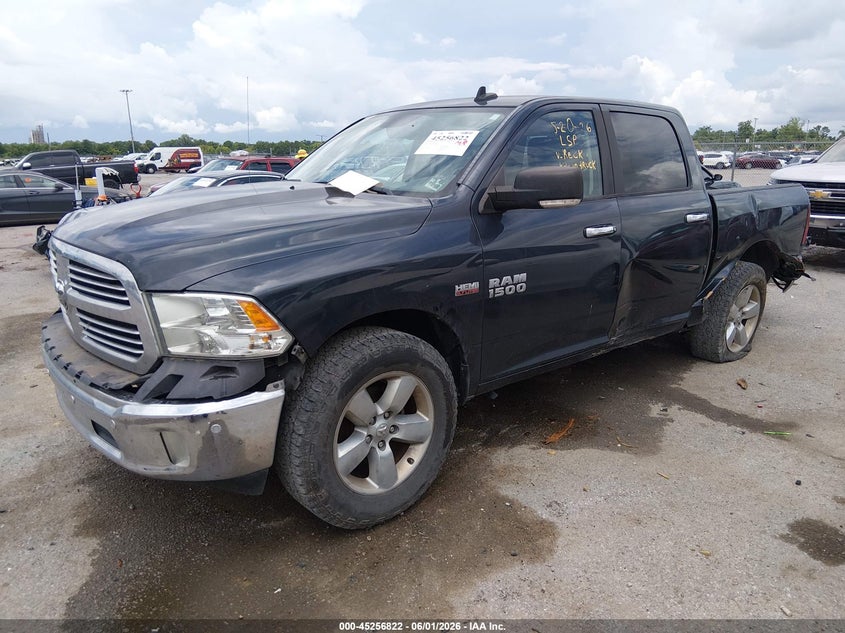 Vin: 3c6rr6lt8gg370728, lot: 45754642, ram 1500 big horn 20162