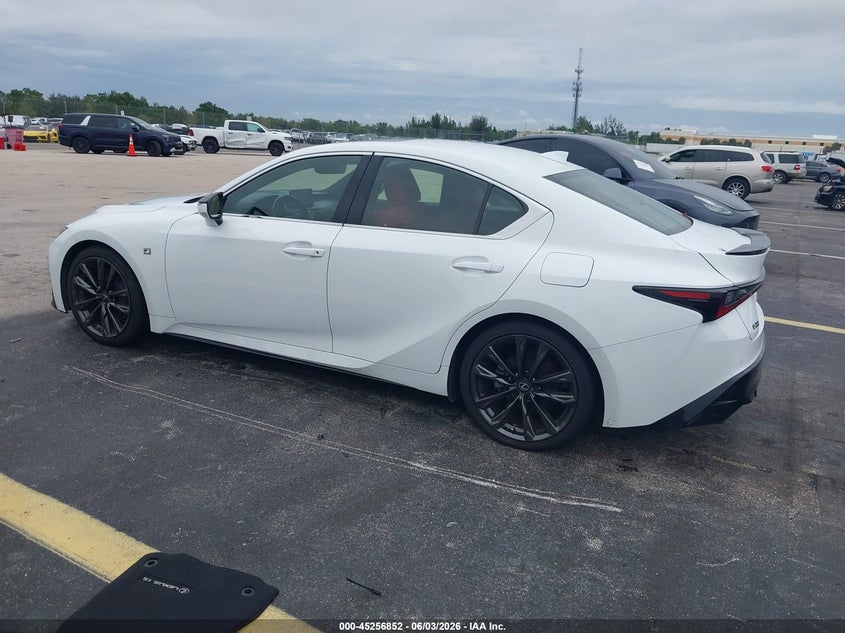 Vin: jthgz1b25m5044608, lot: 45754671, lexus is 350 f sport 20213