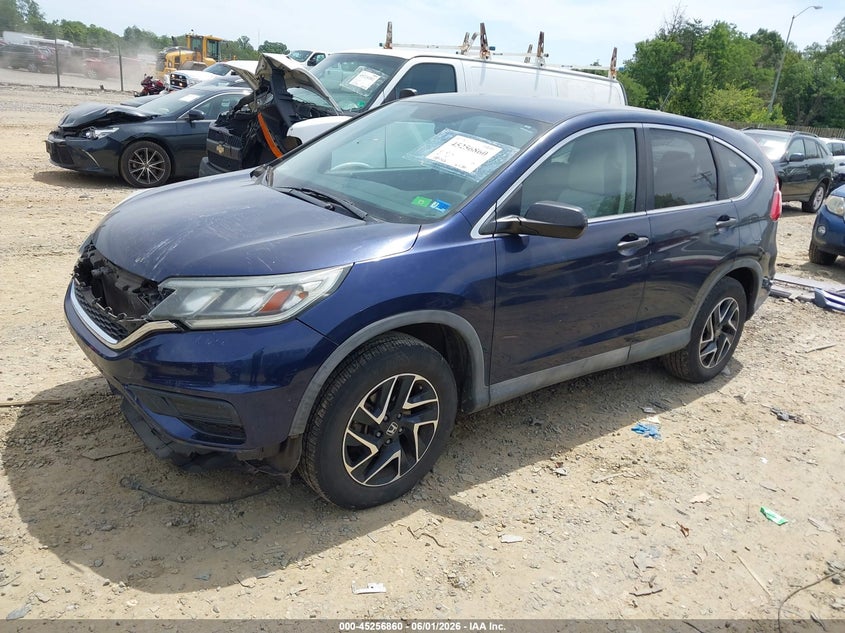 2016 Honda Cr-V Se 5J6RM4H42GL038262 photo 1