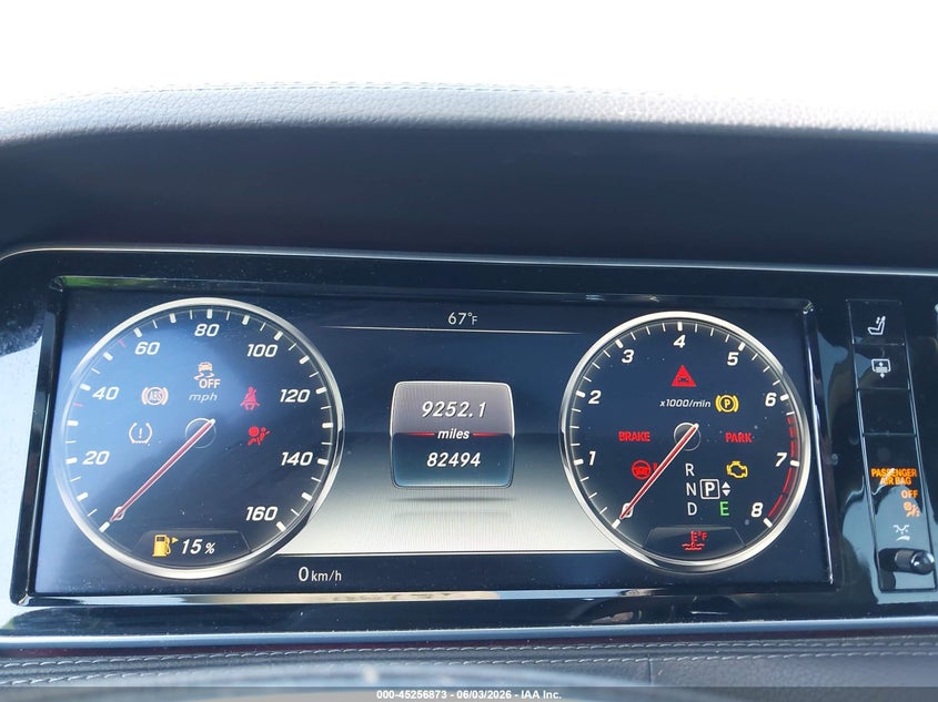 2015 Mercedes-Benz S 550 VIN: WDDUG8CB7FA186203 Lot: 45256873