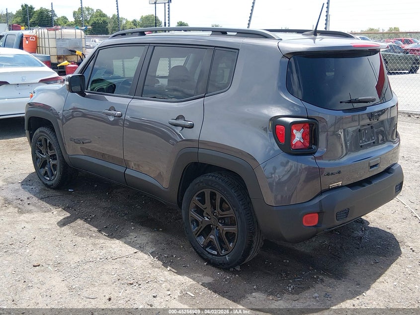 Vin: zaccjbbb1jph37580, lot: 45754729, jeep renegade altitude 4x4 20183