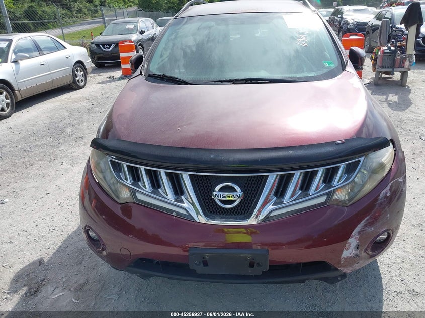 2009 Nissan Murano S VIN: JN8AZ18W69W200422 Lot: 45256927