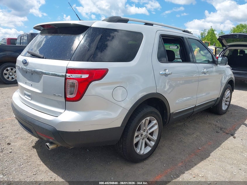Vin: 1fm5k8d86dgb50119, lot: 45754766, ford explorer xlt 20134