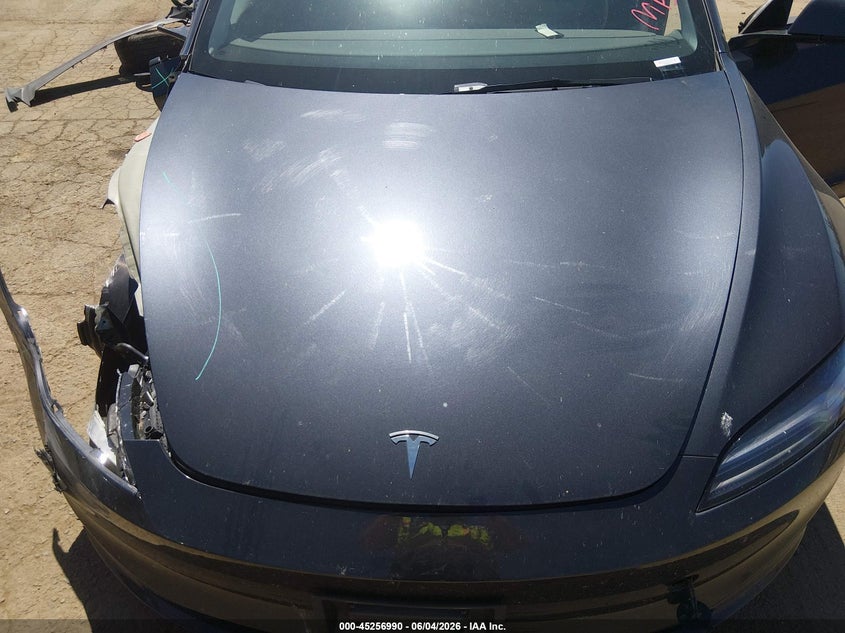 2024 Tesla Model 3 Long Range Dual Motor All-Wheel Drive VIN: 5YJ3E1EB0RF753928 Lot: 45256990
