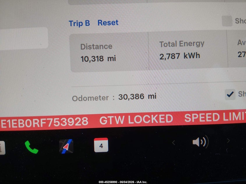 2024 Tesla Model 3 Long Range Dual Motor All-Wheel Drive VIN: 5YJ3E1EB0RF753928 Lot: 45256990