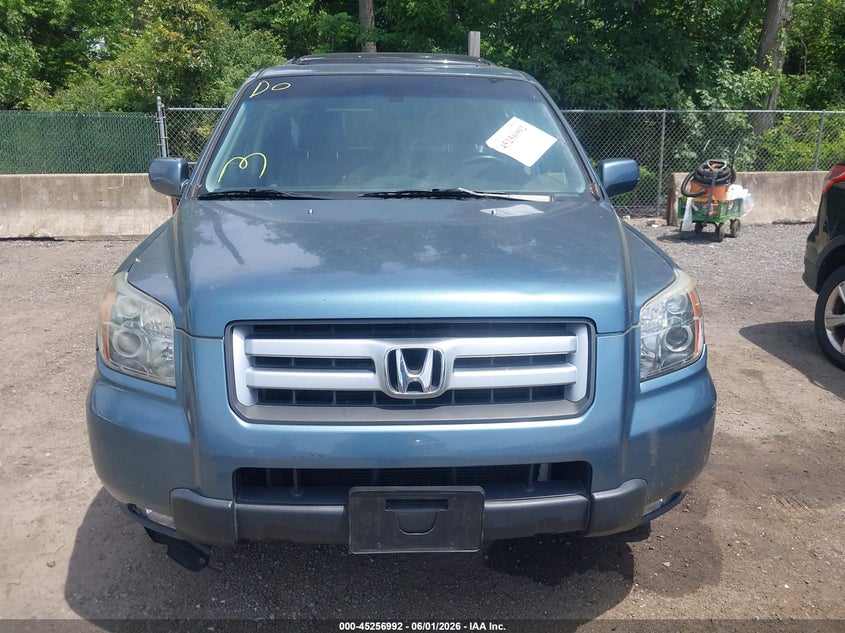 2007 Honda Pilot Ex-L VIN: 5FNYF18527B001721 Lot: 45256992