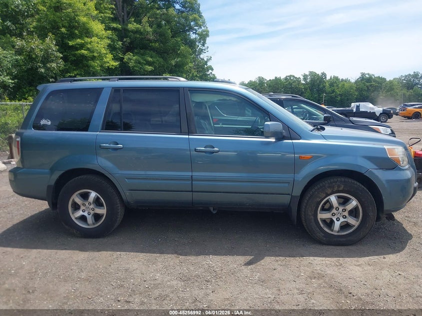 2007 Honda Pilot Ex-L VIN: 5FNYF18527B001721 Lot: 45256992