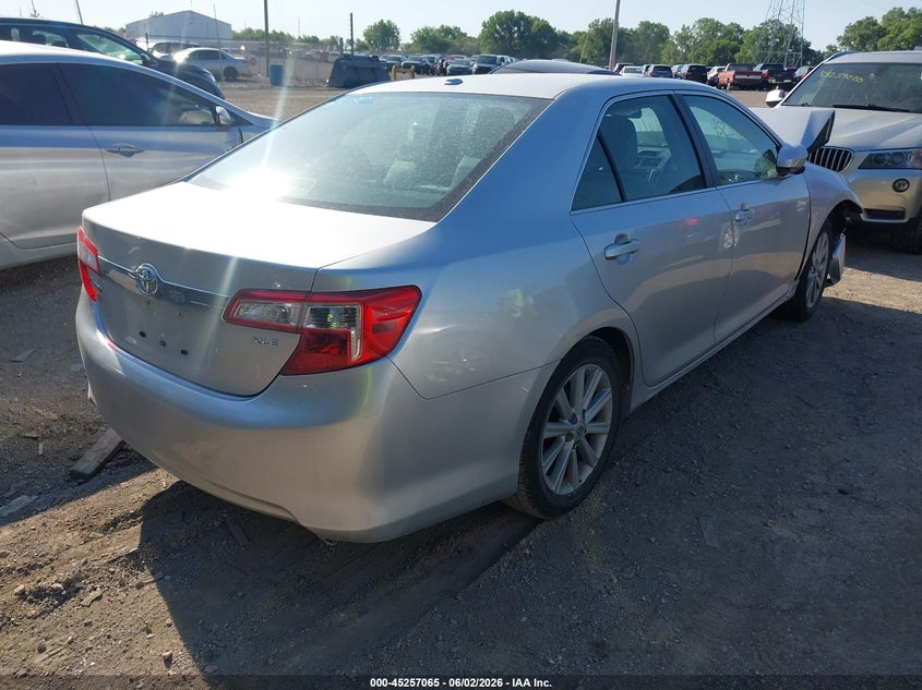 2012 TOYOTA CAMRY SEDAN 2.5L I-4 DOHC, VVT, 178HP