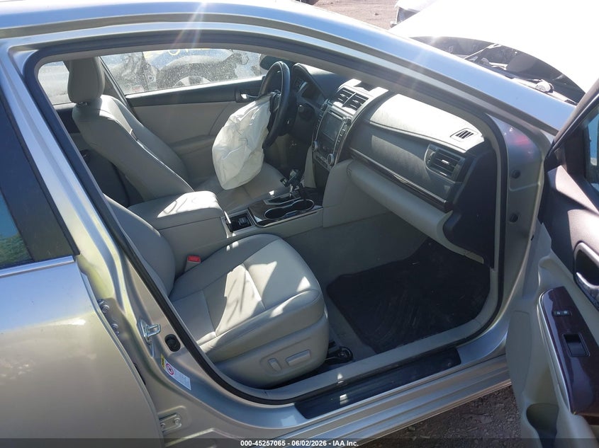 2012 TOYOTA CAMRY SEDAN 2.5L I-4 DOHC, VVT, 178HP