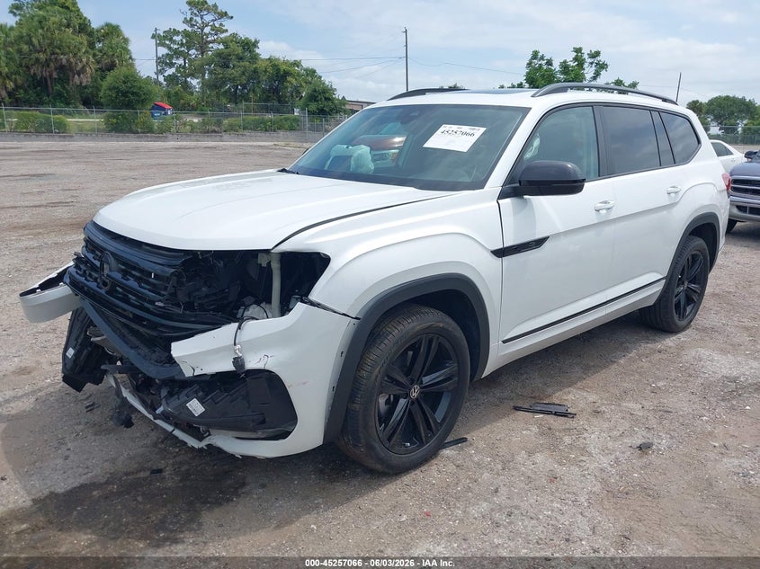 Vin: 1v2sr2ca3pc542991, lot: 45754886, volkswagen atlas 3.6l v6 sel r-line black 20232