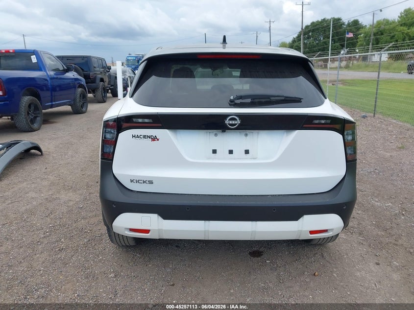 2025 Nissan Kicks Sv Fwd VIN: 3N8AP6CA7SL384893 Lot: 45257113