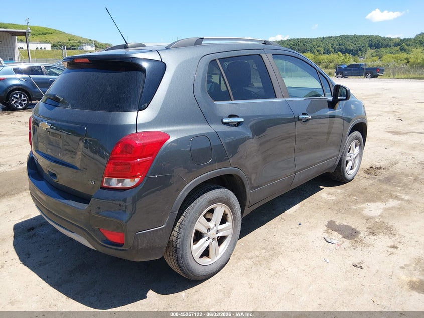 Vin: kl7cjpsb4jb685477, lot: 45754942, chevrolet trax lt 20184