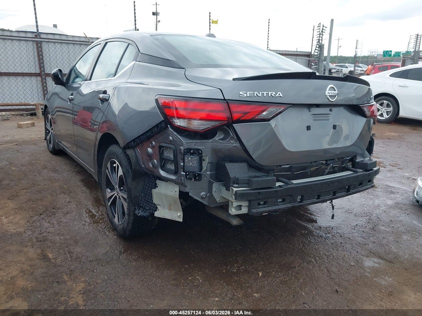 Vin: 3n1ab8cv9ny211878, lot: 45754944, nissan sentra sv xtronic cvt 20223