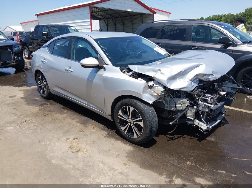 Vin: 3n1ab8cv6ny270502, lot: 45754991, nissan sentra sv xtronic cvt 2022 img_1