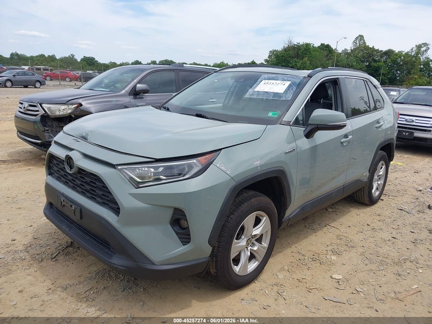 VIN 4T3RWRFV6MU024298 2021 TOYOTA RAV4 HYBRID XLE