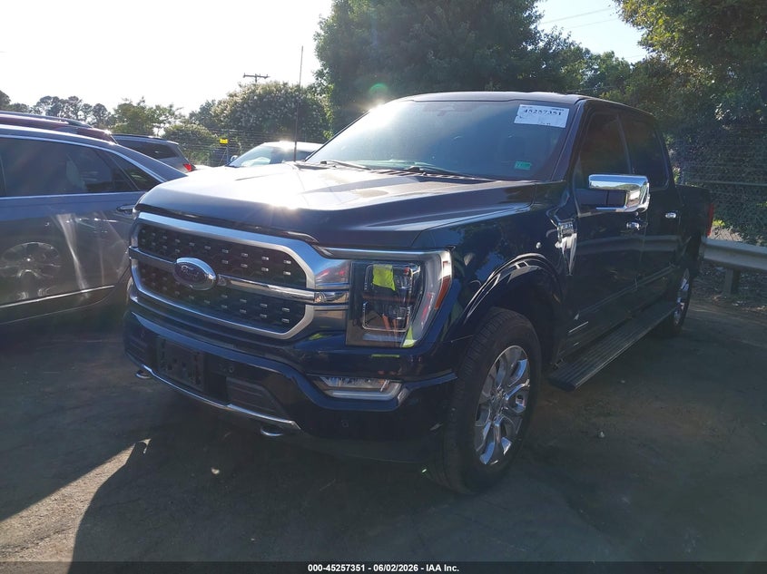 Vin: 1ftfw1ed1pfa27242, lot: 45755171, ford f-150 platinum 20232