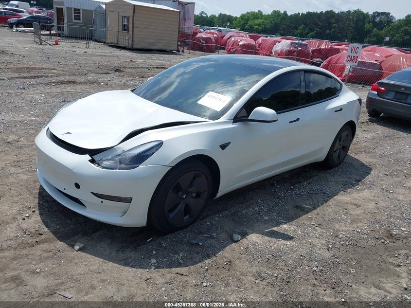 Vin: 5yj3e1ebxnf328579, lot: 45755188, tesla model 3 long range dual motor all-wheel drive 20222