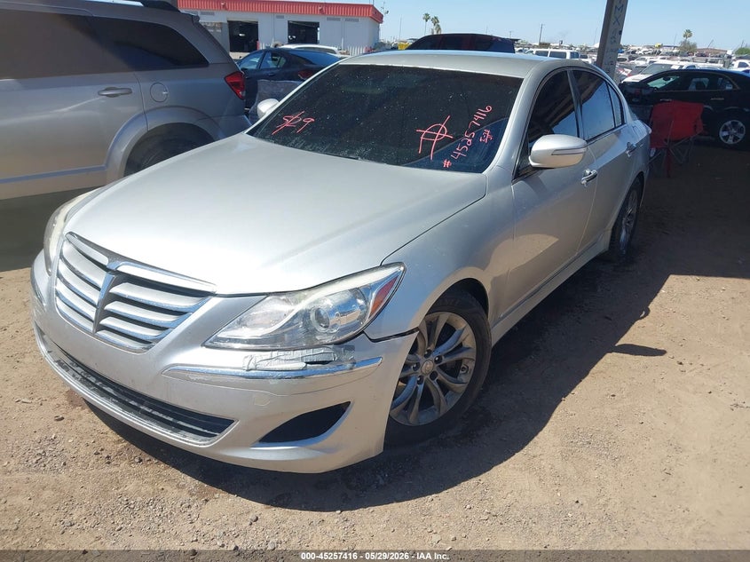 2012 Hyundai Genesis, Normal Wear & Tear, IAAI, VIN KMHGC4DD7CU205138 — photo 2