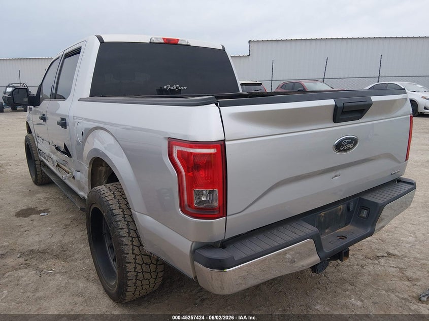 Vin: 1ftew1cf3fkd29556, lot: 45755244, ford f-150 xlt 20153