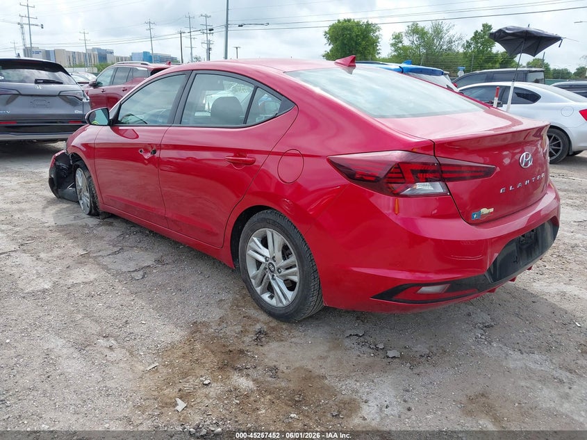 2020 HYUNDAI ELANTRA auction photo 3