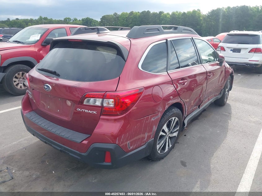 Vin: 4s4bsanc5k3320391, lot: 45755273, subaru outback 2.5i limited 20194