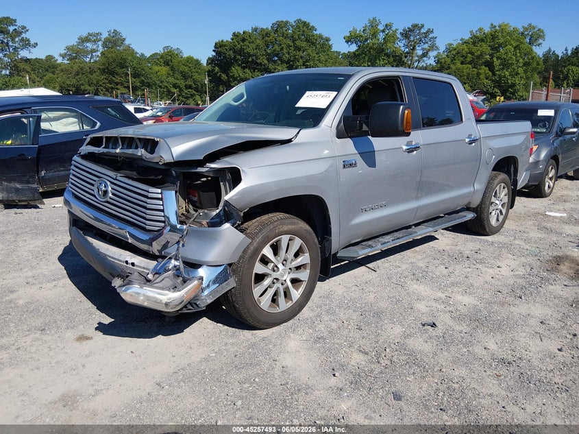 Vin: 5tffw5f11hx213919, lot: 45755313, toyota tundra limited 5.7l v8 20172