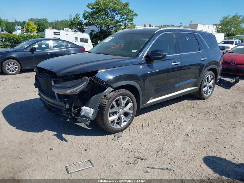 Vin: km8r44he6lu065415, lot: 45755392, hyundai palisade sel 20202