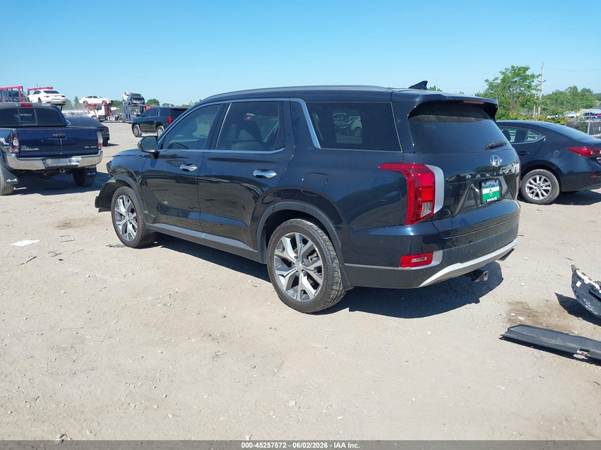 Vin: km8r44he6lu065415, lot: 45755392, hyundai palisade sel 20203