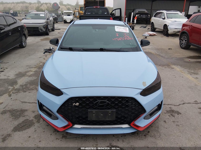 2019 Hyundai Veloster N VIN: KMHT36AH7KU001536 Lot: 45257610