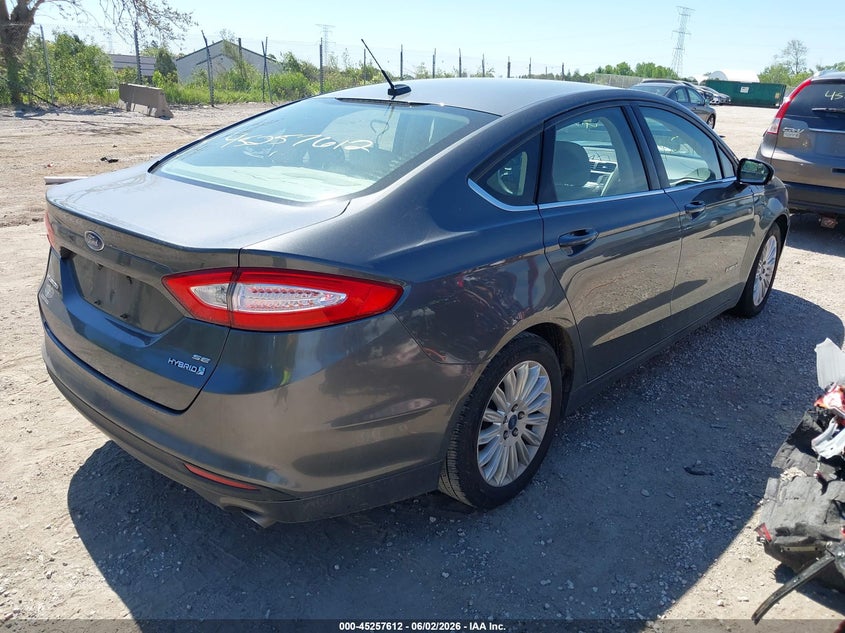 Vin: 3fa6p0lu7fr172044, lot: 45755432, ford fusion hybrid se 20154
