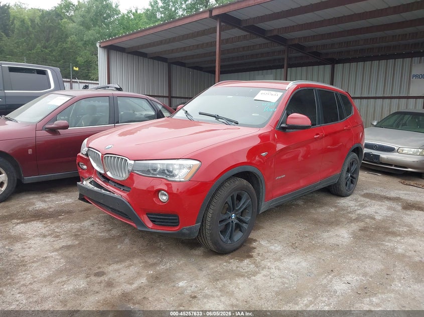 Vin: 5uxwx7c37h0w39376, lot: 45755453, bmw x3 xdrive35i 20172