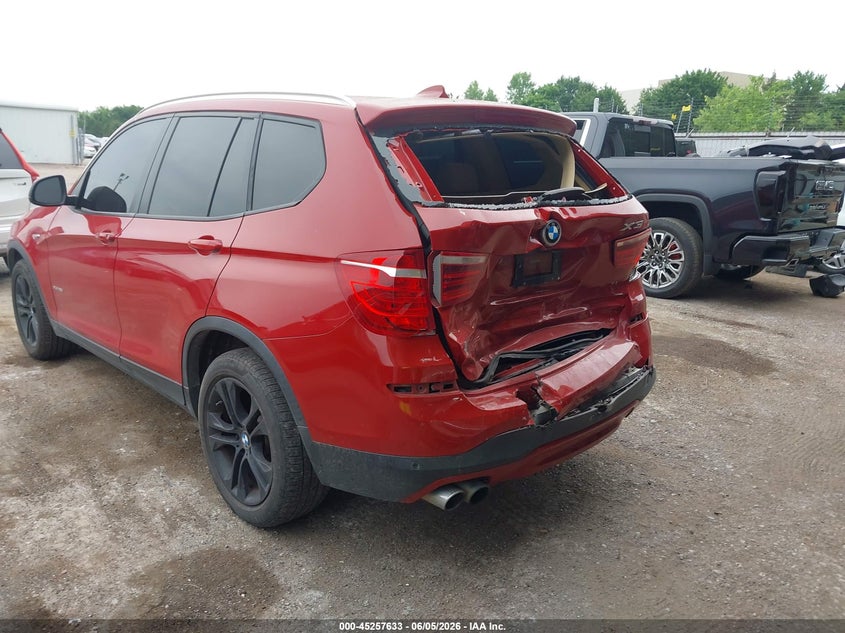 Vin: 5uxwx7c37h0w39376, lot: 45755453, bmw x3 xdrive35i 20173