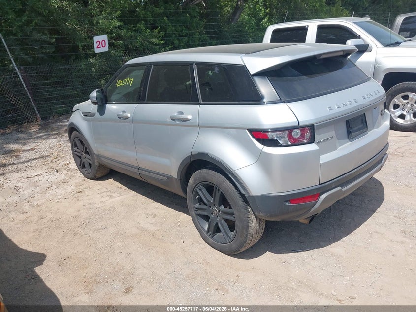 Vin: salvr2bg2dh848155, lot: 45755538, land rover range rover evoque pure 20133