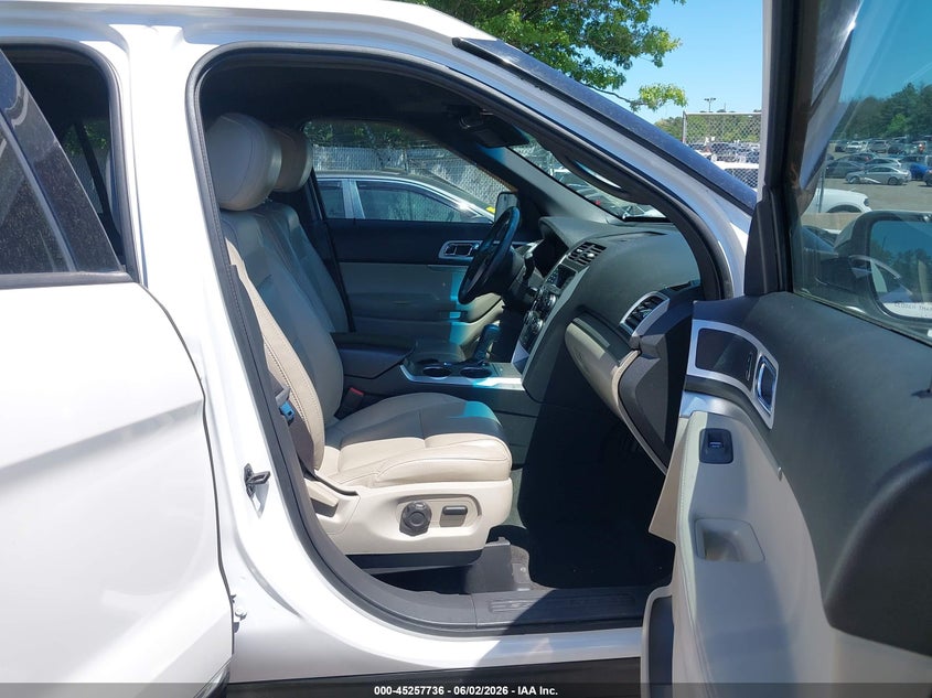2012 Ford Explorer 3.5 Xlt white Lot 111045257736 Vin 1FMHK7D82CGA63372