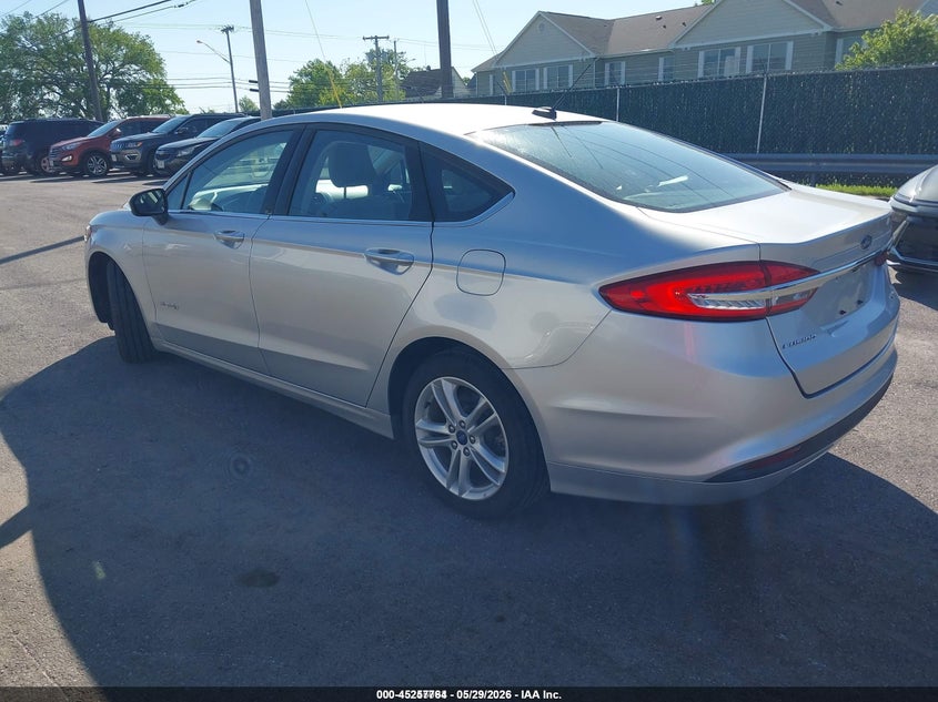 Vin: 3fa6p0uu2jr254304, lot: 45755584, ford fusion hybrid s 20183