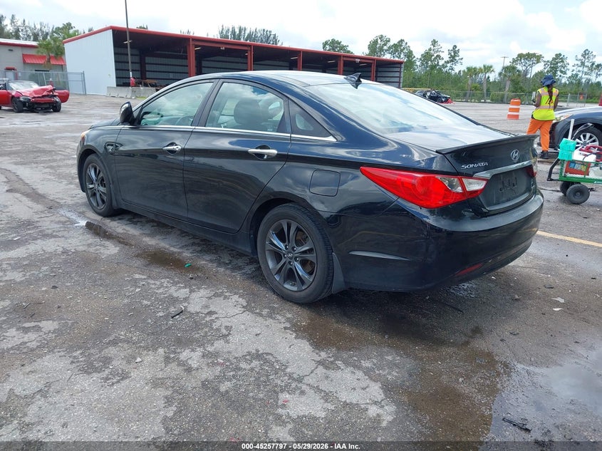 2012 Hyundai Sonata 2.4 Limited black Lot 111045257797 Vin 5NPEC4AC8CH350819