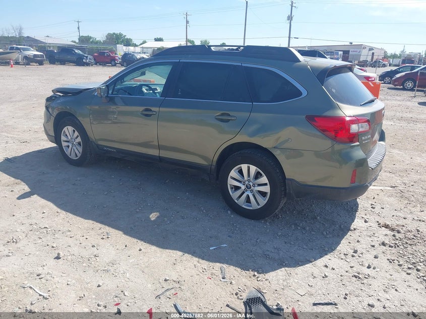 Vin: 4s4bsbcc3g3309941, lot: 45755702, subaru outback 2.5i premium 20163