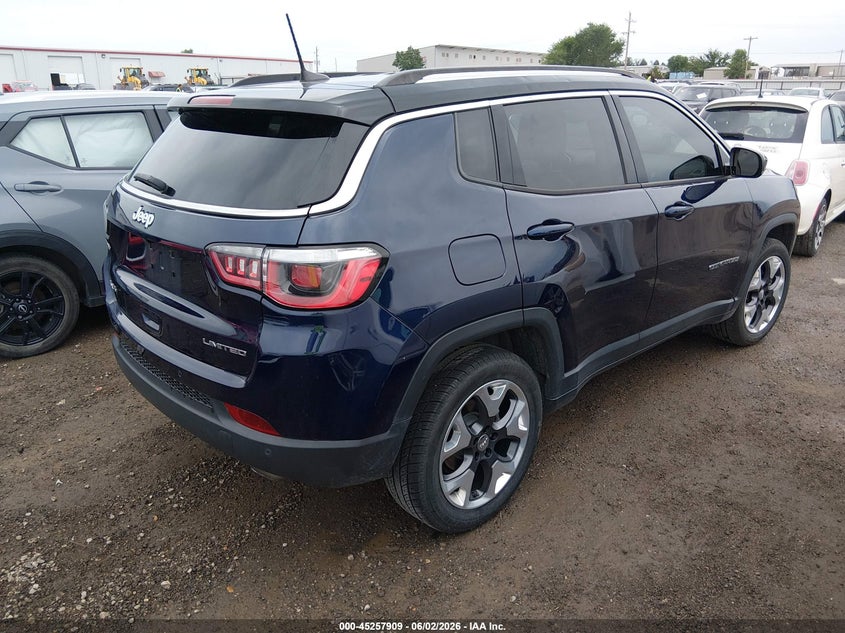 Vin: 3c4njdcb6kt599581, lot: 45755728, jeep compass limited 4x4 20194