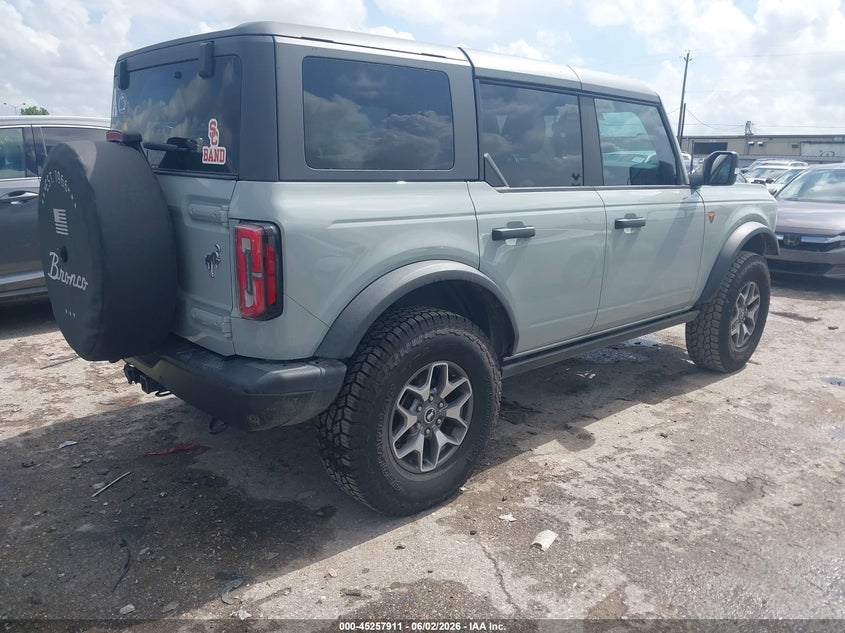 Vin: 1fmee5dh0nlb71854, lot: 45755731, ford bronco badlands 20224