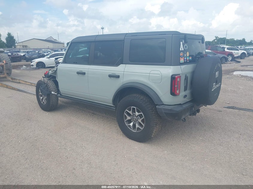 Vin: 1fmee5dh0nlb71854, lot: 45755731, ford bronco badlands 20223