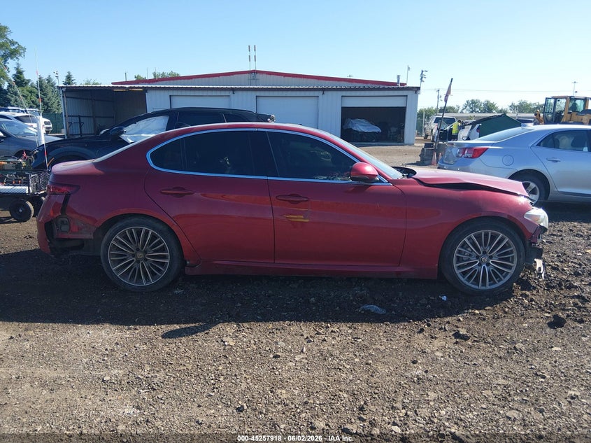 2018 Alfa Romeo Giulia Ti Lusso Rwd VIN: ZARFAECN6J7572894 Lot: 45257918