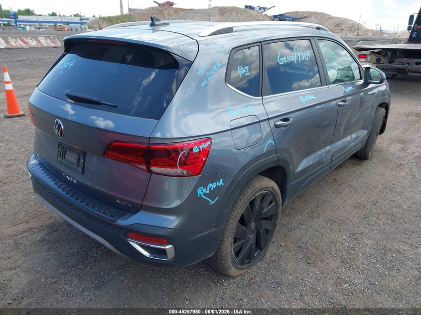 Vin: 3vvvx7b25rm035279, lot: 45755770, volkswagen taos 1.5t se 20244