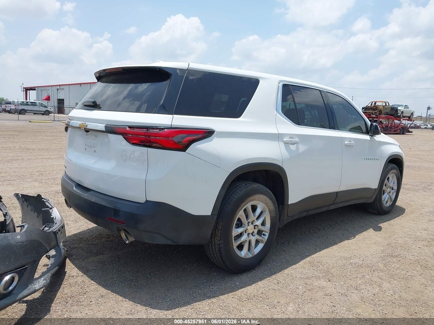 Vin: 1gnerfkwxnj139223, lot: 45755771, chevrolet traverse fwd ls 20224