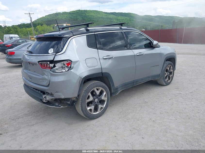 Vin: 3c4njdcb4jt298662, lot: 45755786, jeep compass limited 4x4 20184