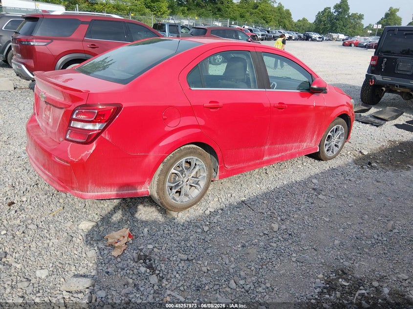Vin: 1g1jd5sb9h4101877, lot: 45755793, chevrolet sonic lt auto 20174