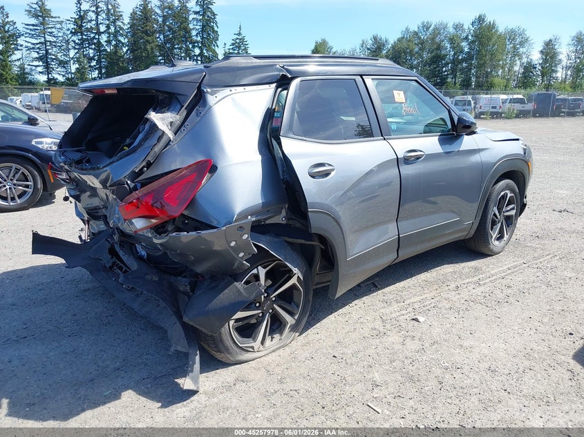 Vin: kl79muslxmb148433, lot: 45755798, chevrolet trailblazer awd rs 20214