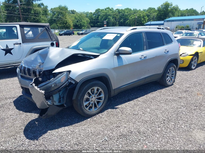 Vin: 1c4pjllb6ld601341, lot: 45755816, jeep cherokee latitude plus fwd 20202